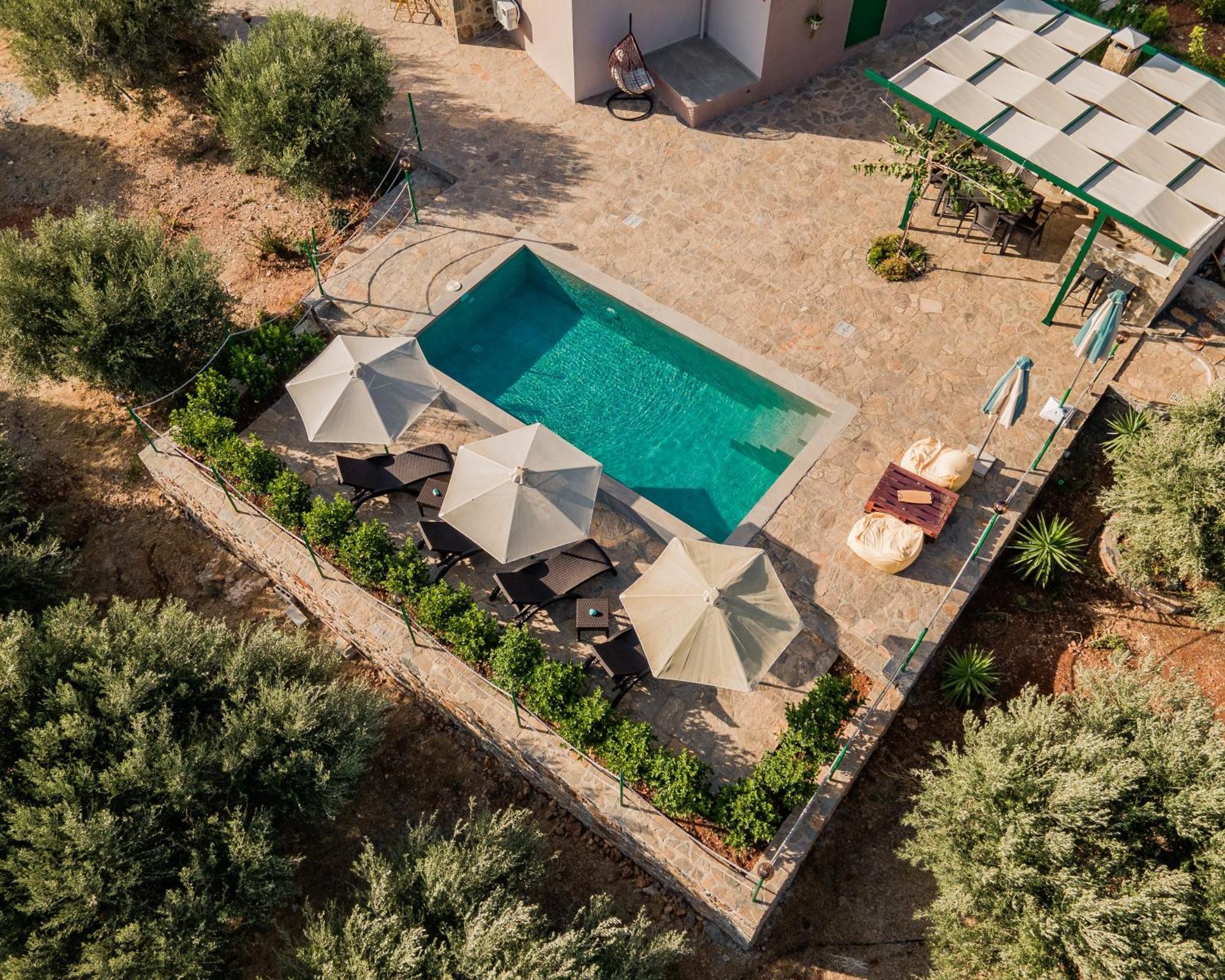 Villa Aktis With Freshwater Pool And Sea View Sissi Eksteriør bilde