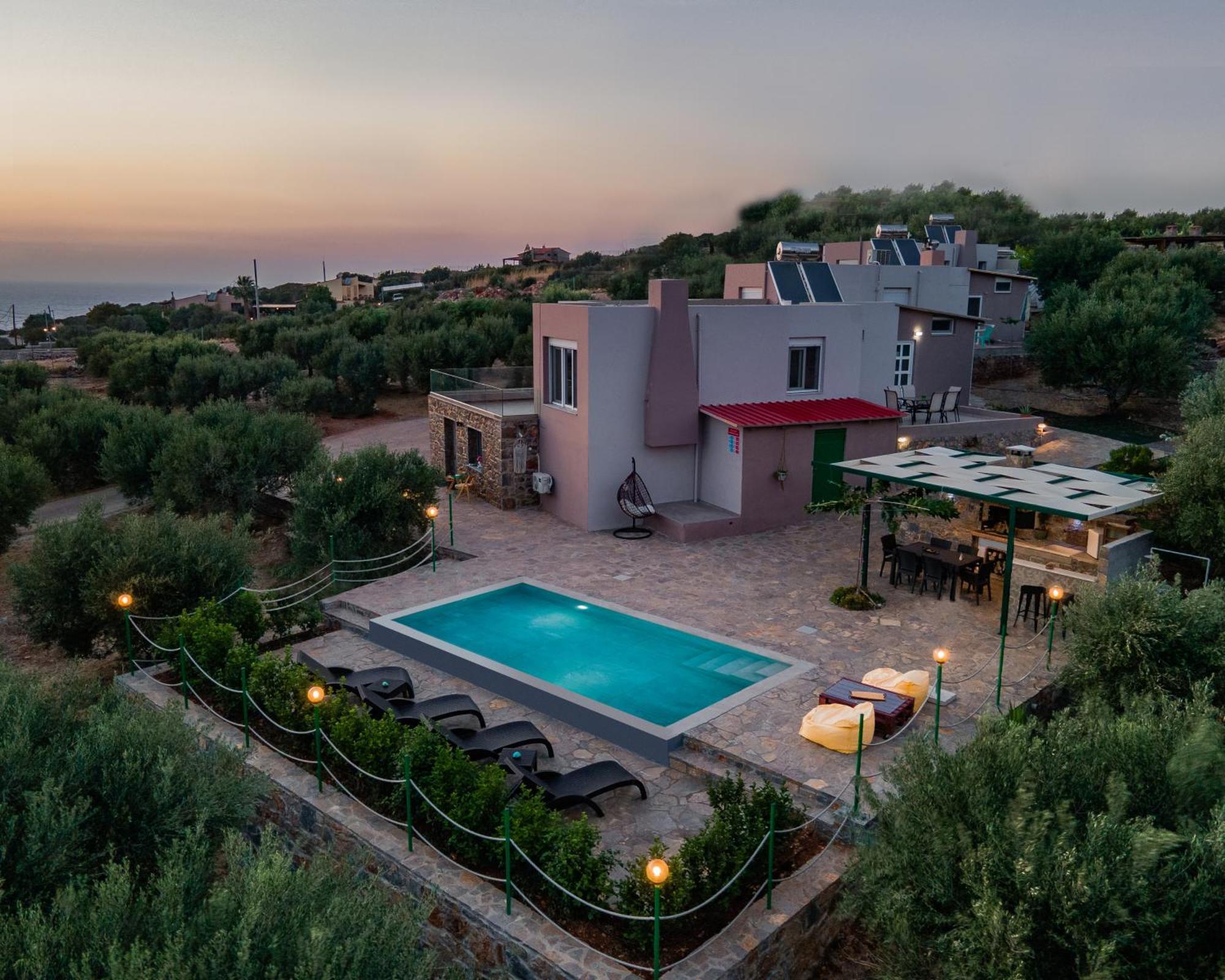 Villa Aktis With Freshwater Pool And Sea View Sissi Eksteriør bilde
